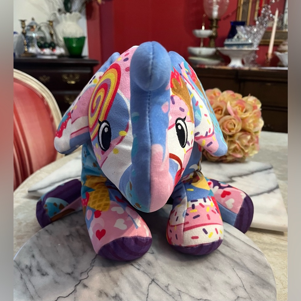 Pop Art Soft 16" Plush 2023 Elephant MAMMOTH SWEETIE candy pattern soft